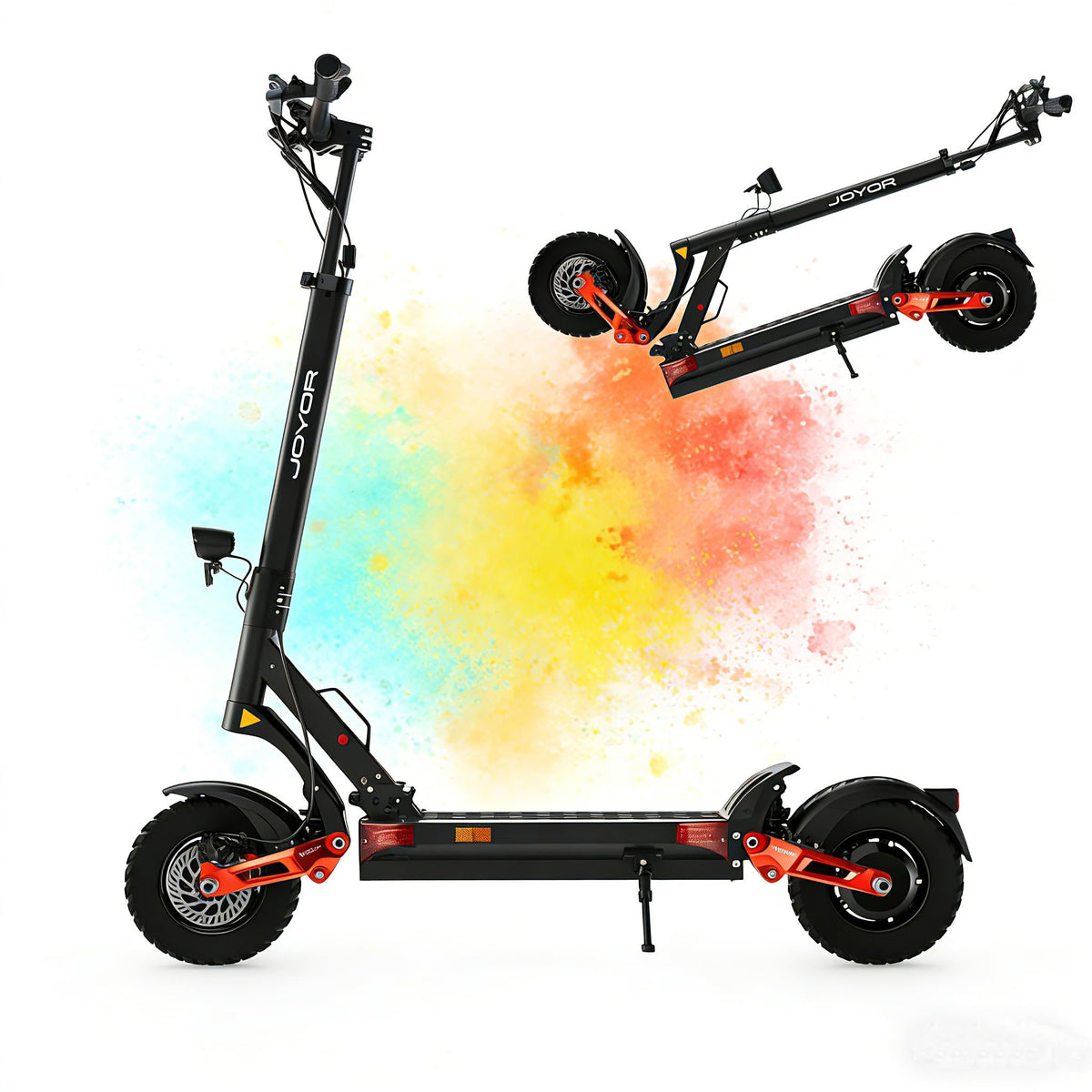 3000W Dual Motor 10" Tires Folding Electric Scooter J37674