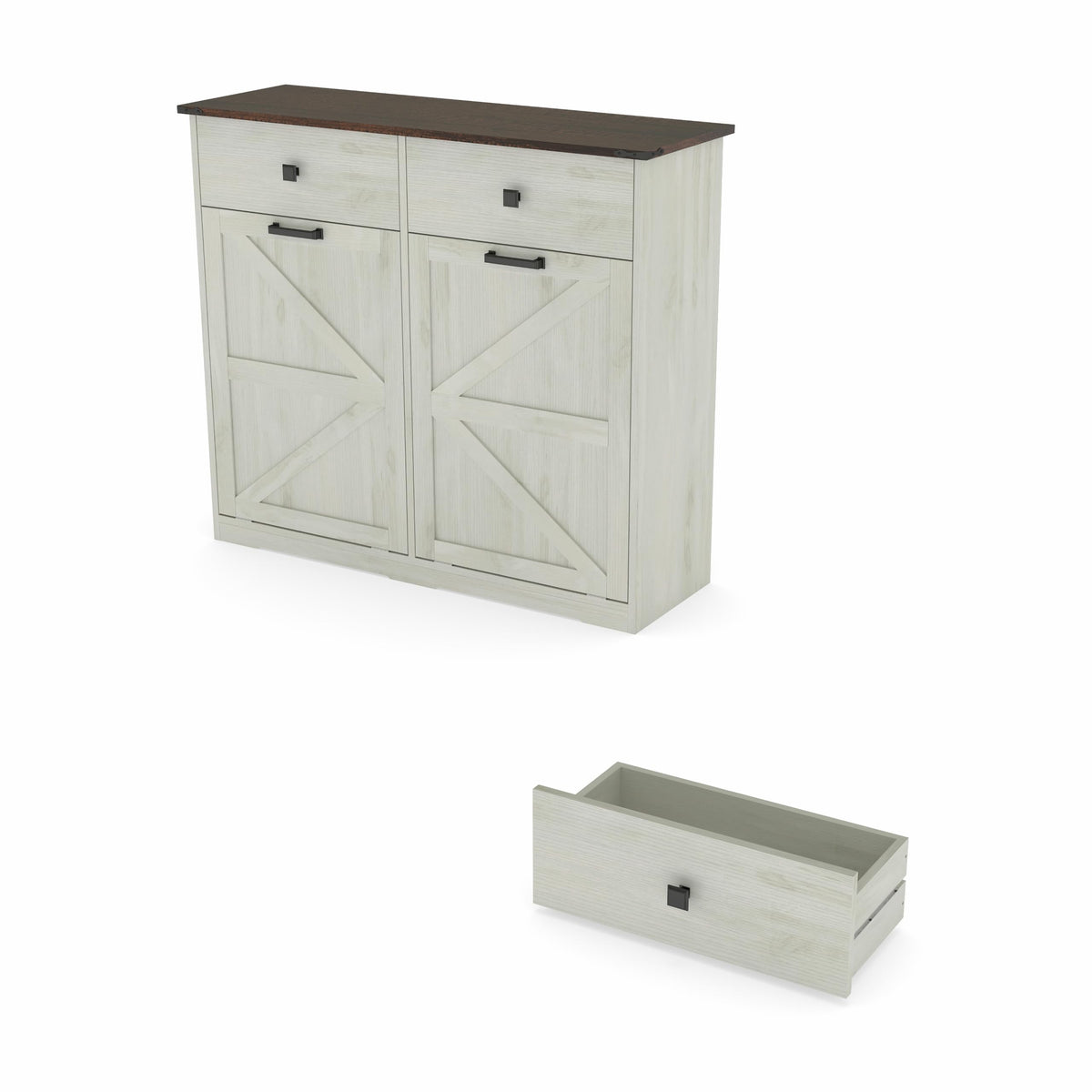 20 Gallon Tilt Out Trash Can Cabinet L971951