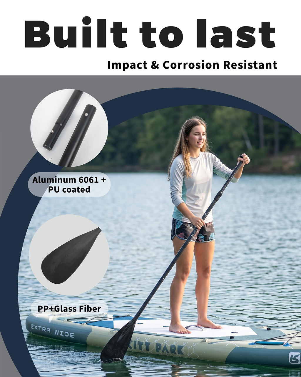 Adjustable SUP & Kayak Paddle X6238