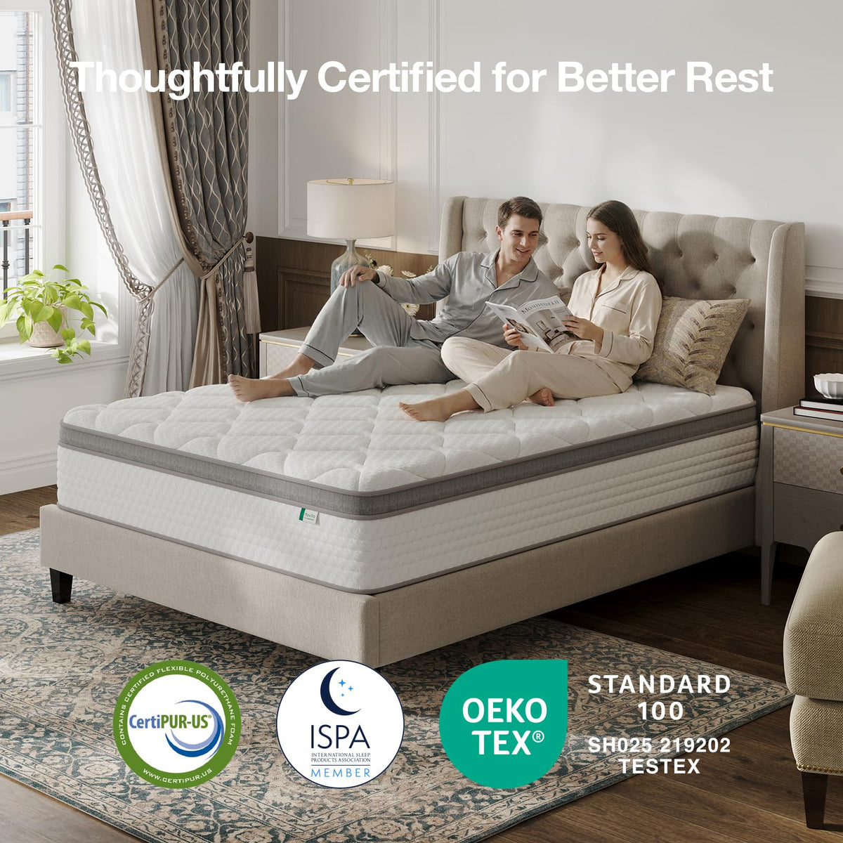 Full Size 12 Inch Hybrid Mattress in a Box W36001