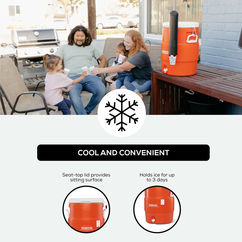 Insulated Beverage Dispenser with Spout Y966