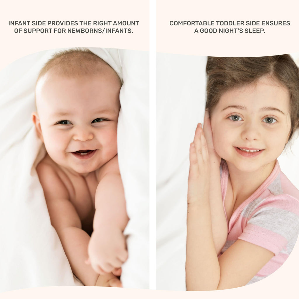 2-in-1 Mini Crib Mattress, Dual-Sided Waterproof S2408