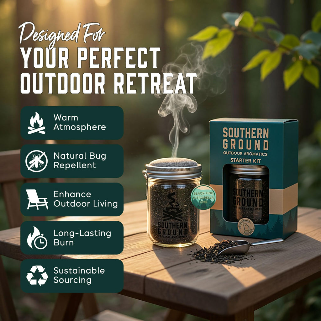 Natural Mosquito Repellent Outdoor Candle L691