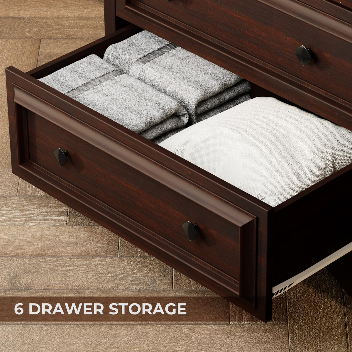 6 Drawer Cherry Dresser Q164