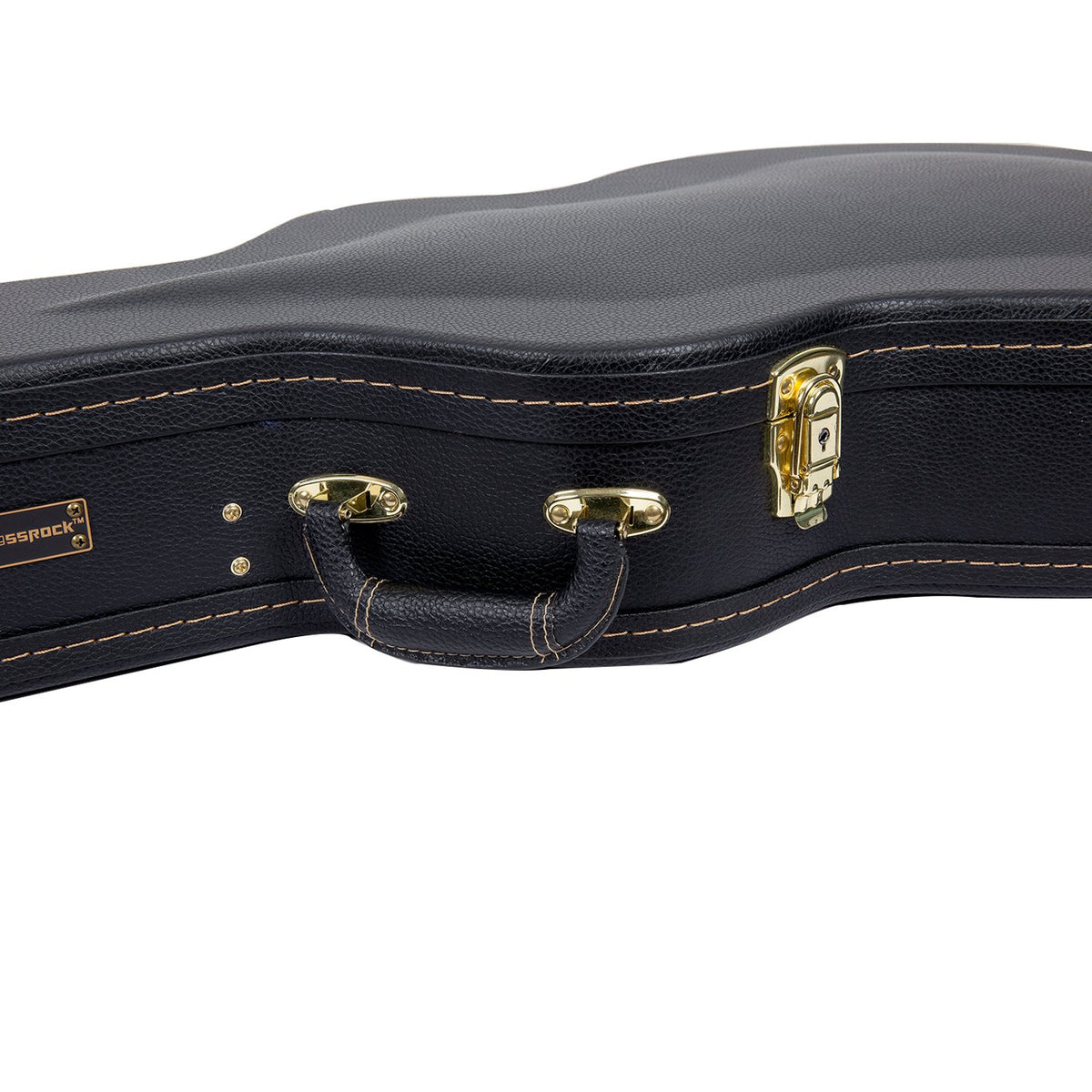 Black Wooden Case for 335 Style Semi-Hollow Electric Guitars U5936