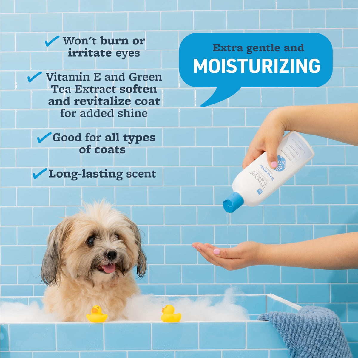 Whitening & Stain Remover Pet Shampoo, 17oz W94944