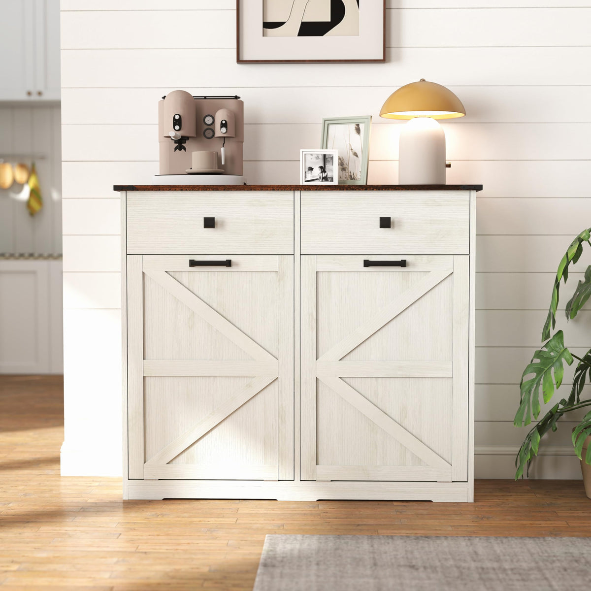 20 Gallon Tilt Out Trash Can Cabinet L971951
