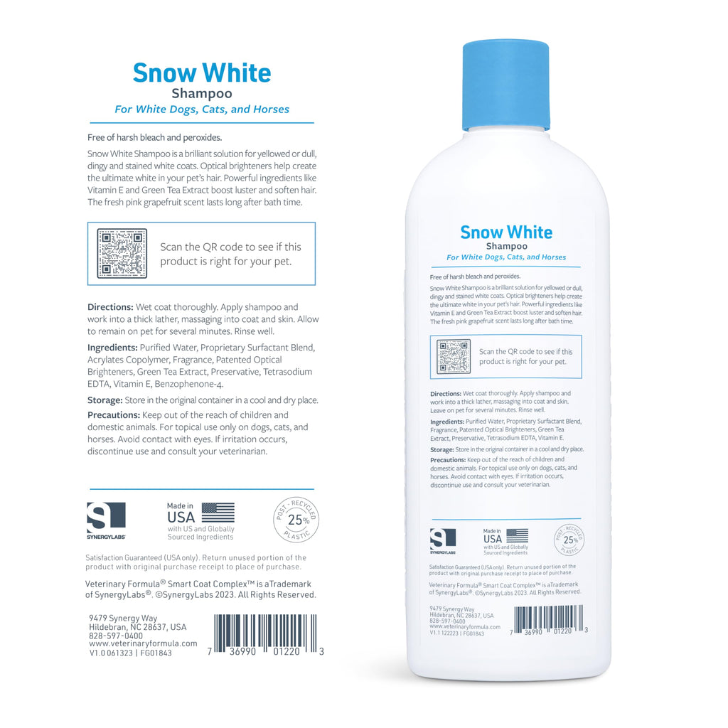 Whitening & Stain Remover Pet Shampoo, 17oz W94944