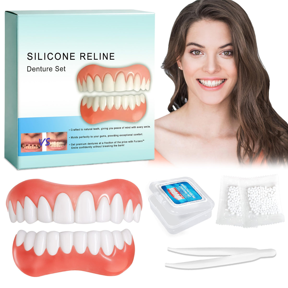Moldable False Teeth U148