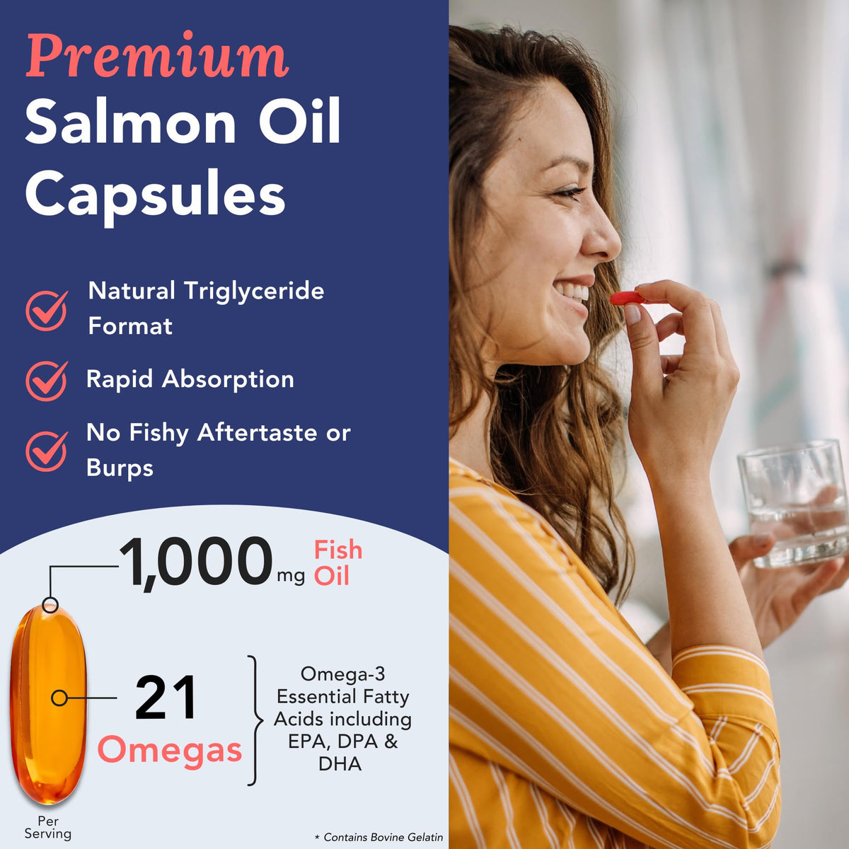 Omega 3 Fish Oil 1000mg 90 Capsules X81920