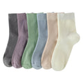 Rayon Bamboo Ankle Socks 6 Pairs U158