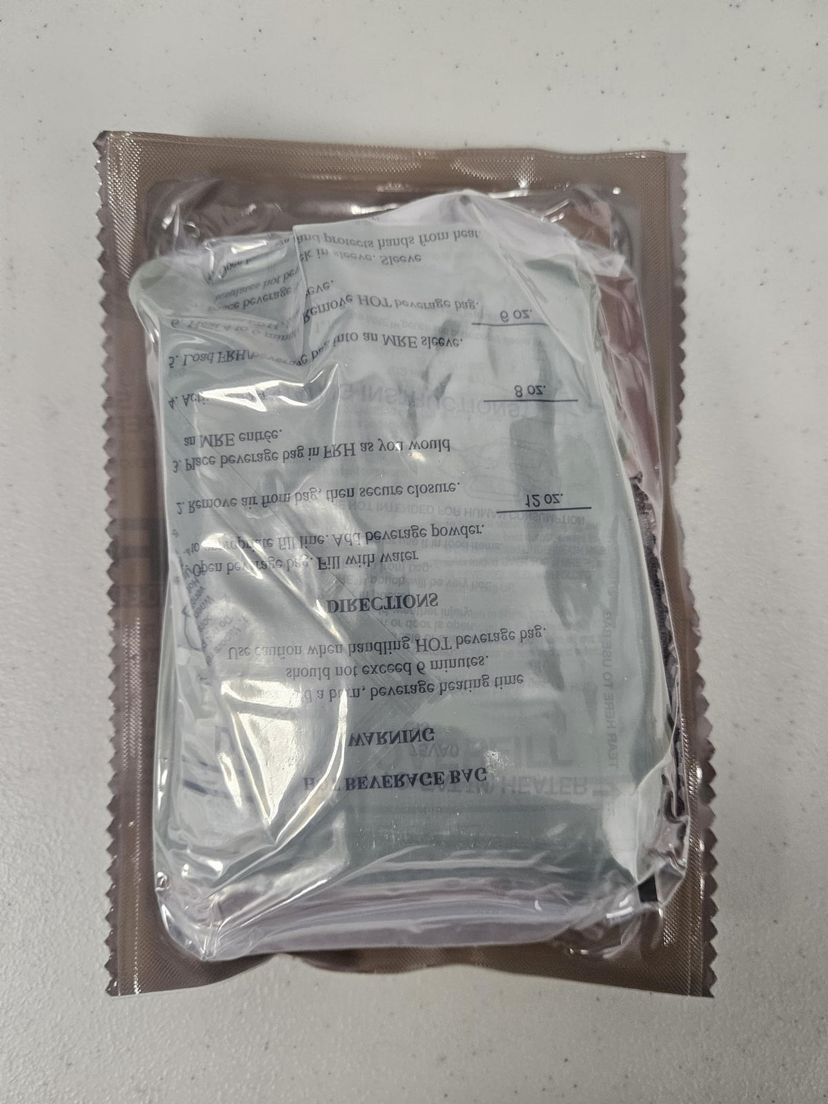 MRE Meal Ready to Eat with Entree Snacks Dessert Drink Mix Utensils Condiments G592