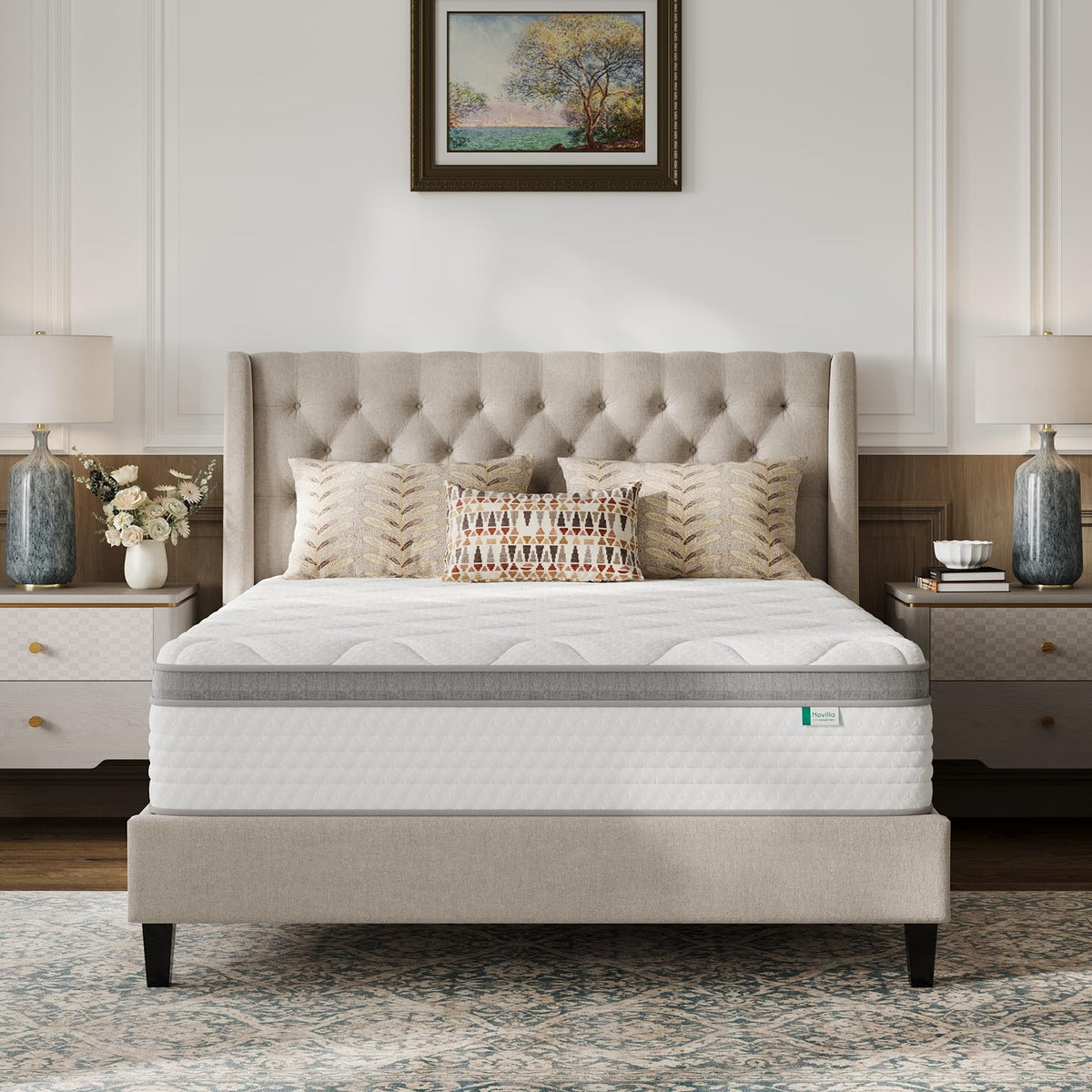 Full Size 12 Inch Hybrid Mattress in a Box W36001