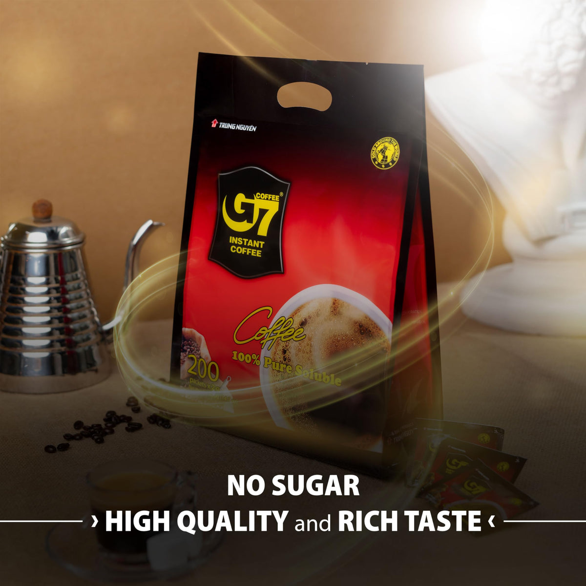 Pure Black and Cappucino Mocha Instant Coffee Y937