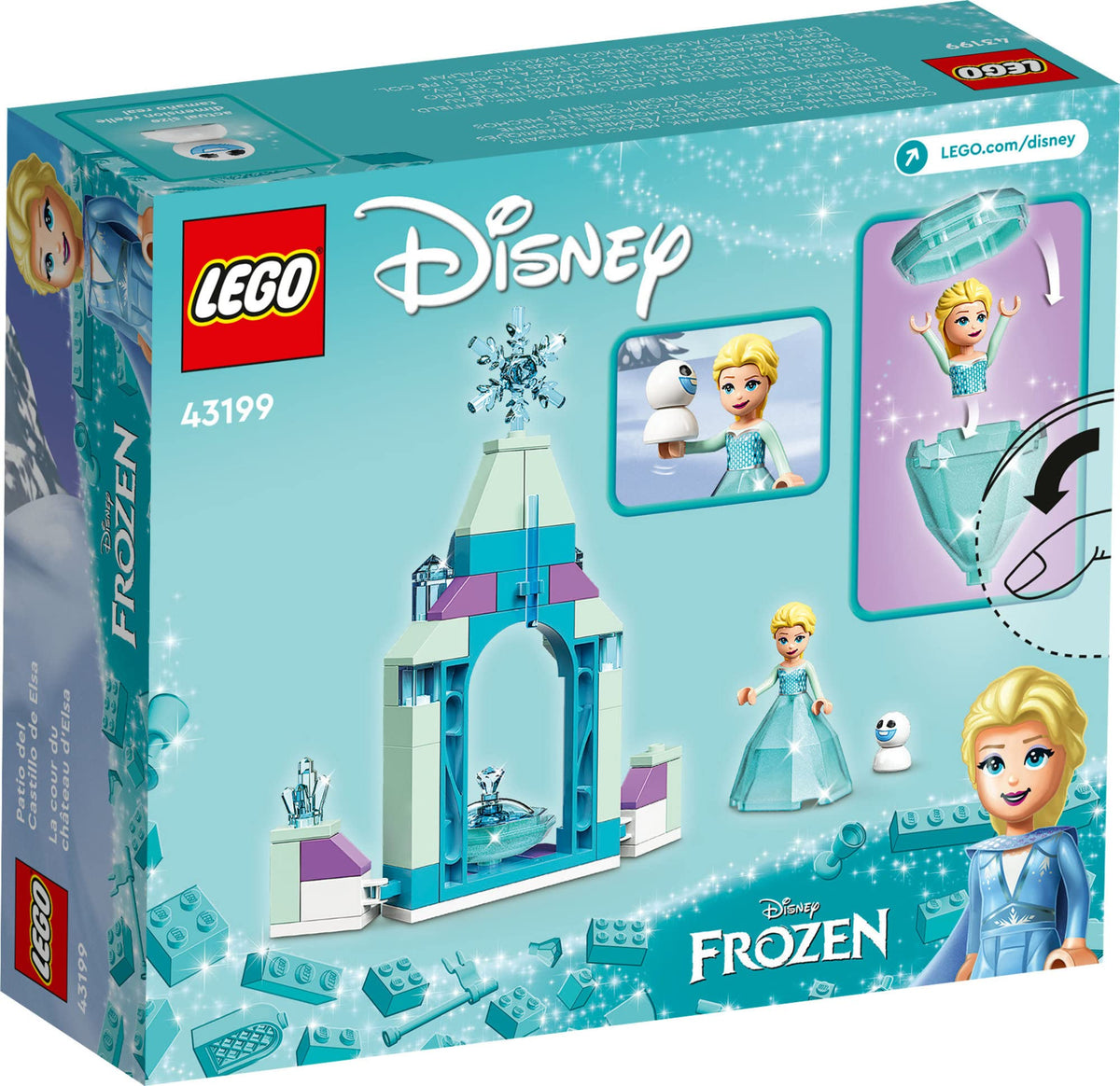 Building Set with Princess Elsa Mini Doll Figure Q683670
