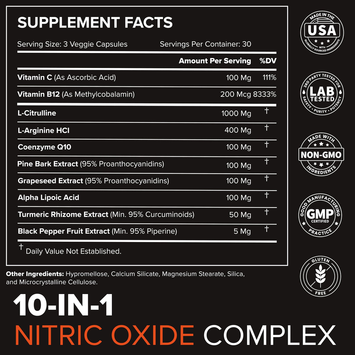 Nitric Oxide Supplement A1676