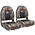 Camo/Black High Back Folding Boat Chair 2 Pack W180