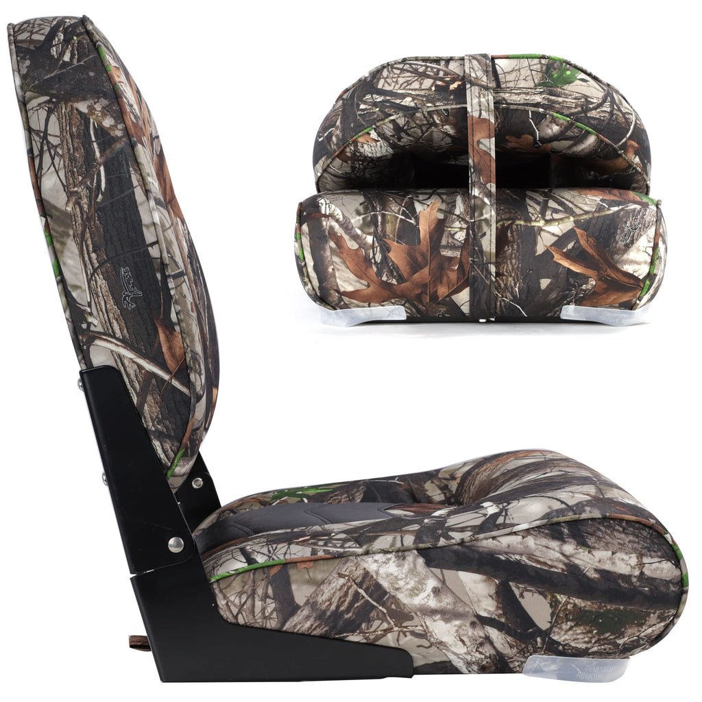 Camo/Black High Back Folding Boat Chair 2 Pack W180