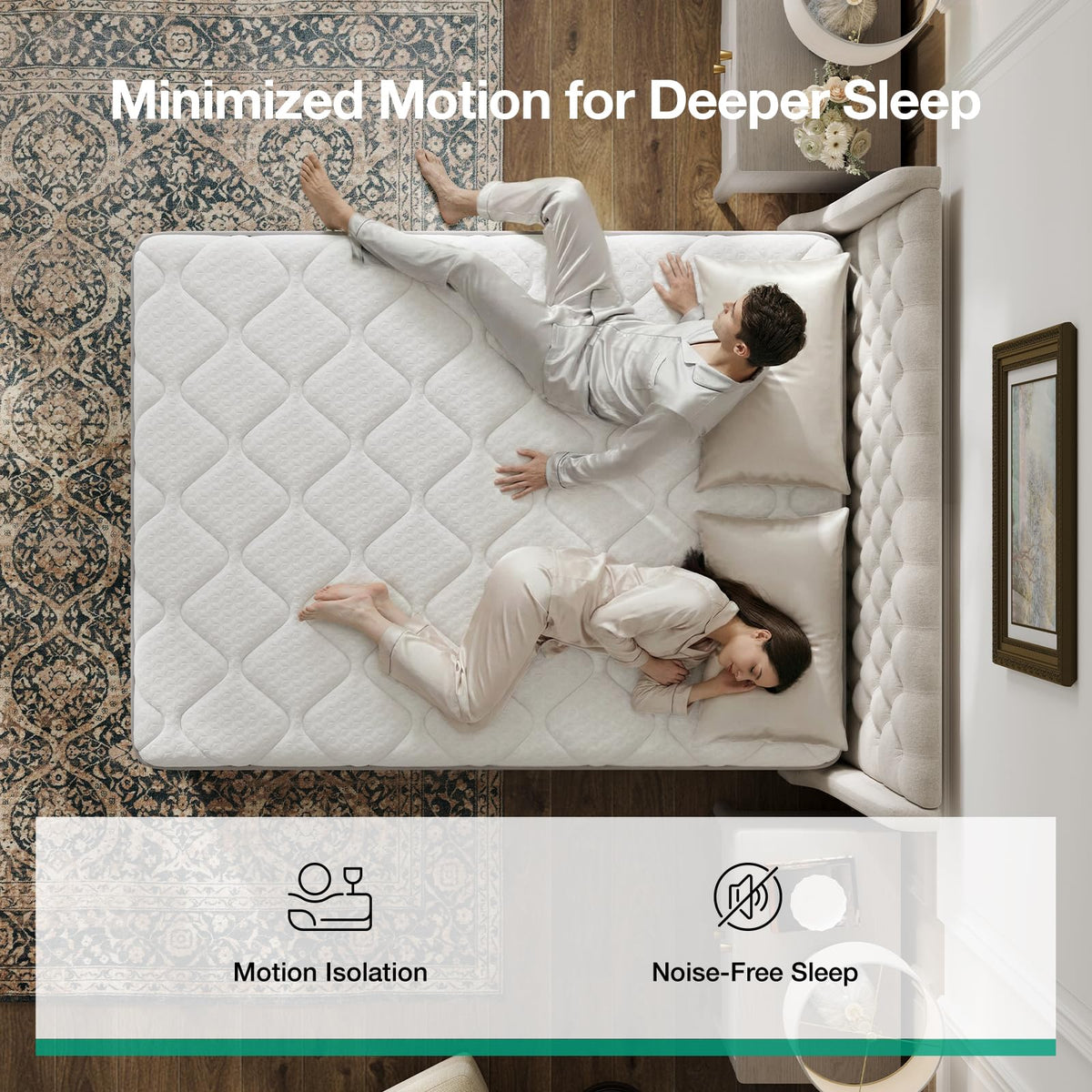 Full Size 12 Inch Hybrid Mattress in a Box W36001