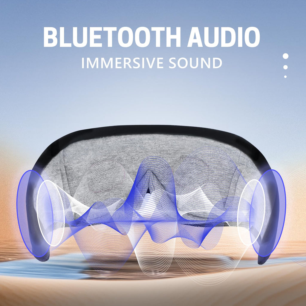 Sleep Mask with Bluetooth Headphones 3D Contour Blackout J4243
