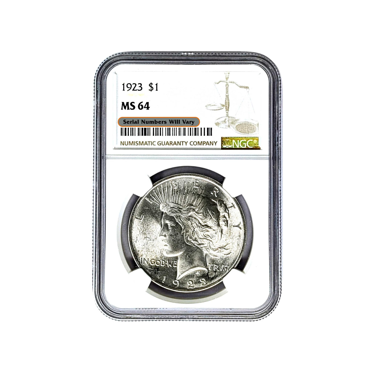 Peace Silver Dollar E640348