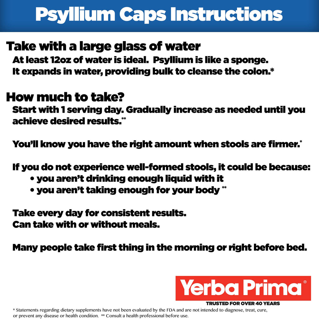 Psyllium Husks Fiber Veg Caps 180 Pack of 2 Q3889
