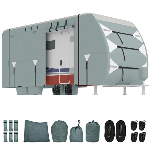 20-22FT Waterproof Rip-Stop Travel Trailer Cover Y40679