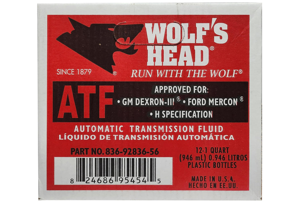 Automatic Transmission Fluid 1 Quart Bottle Pack of 12 Y76768
