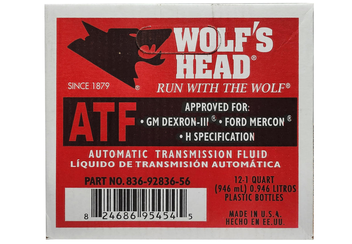 Automatic Transmission Fluid 1 Quart Bottle Pack of 12 Y76768