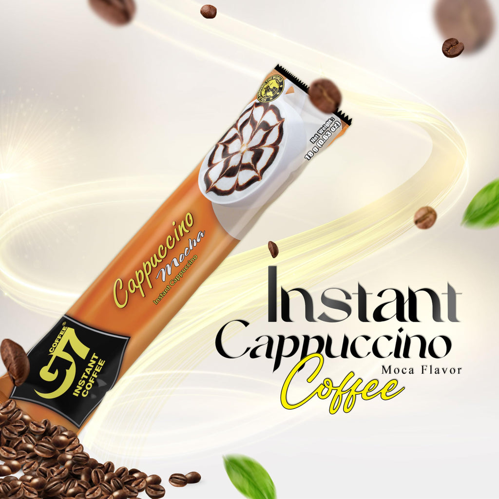 Pure Black and Cappucino Mocha Instant Coffee Y937