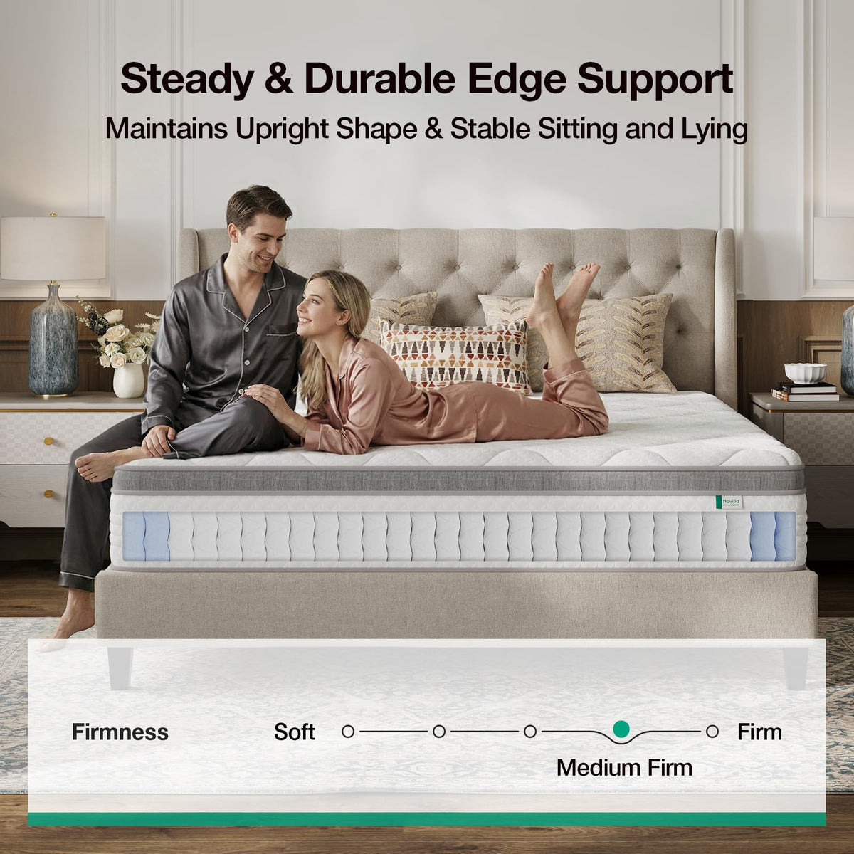 Full Size 12 Inch Hybrid Mattress in a Box W36001