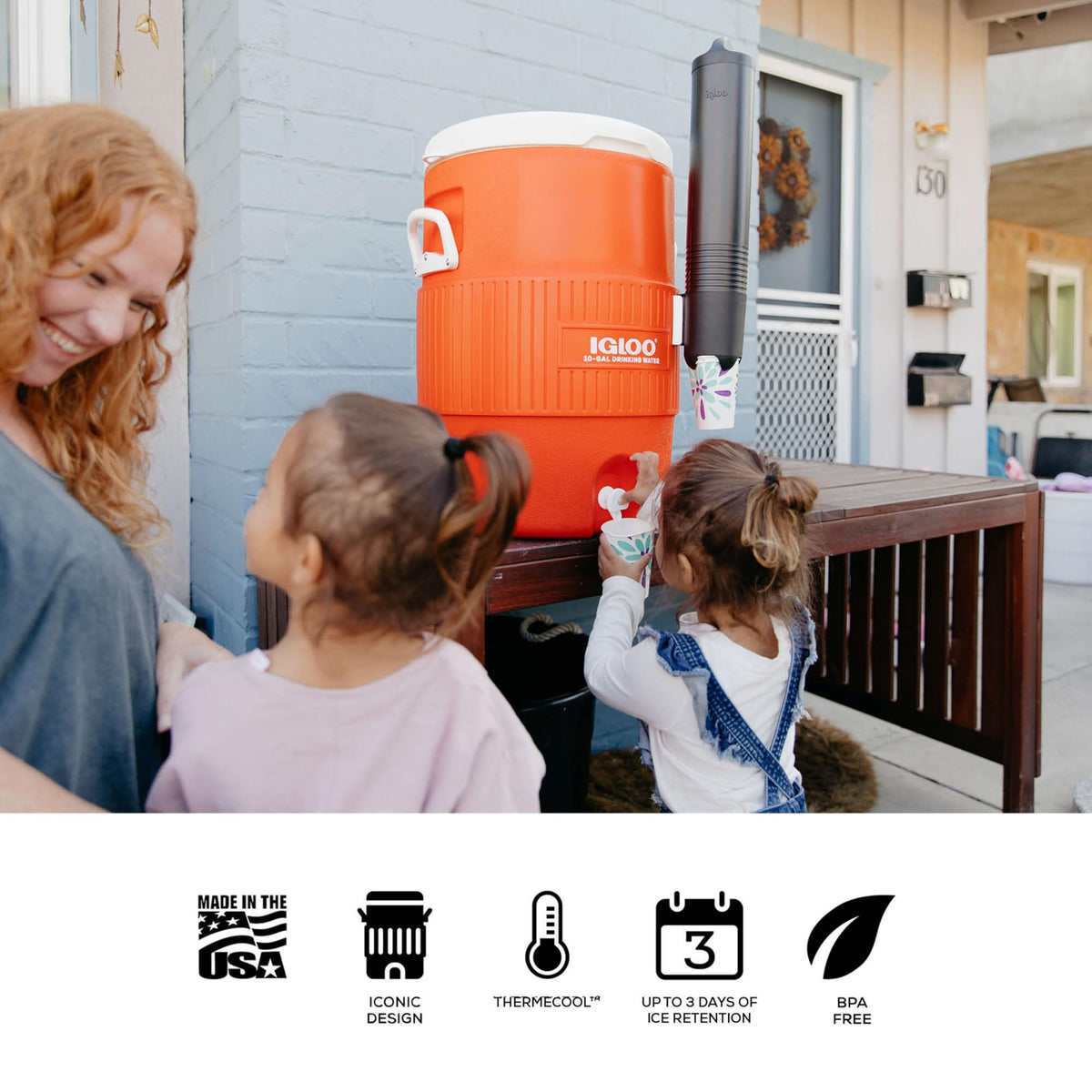 Insulated Beverage Dispenser with Spout Y966