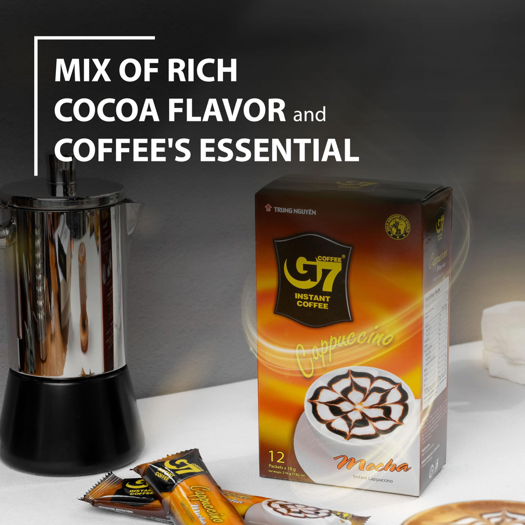 Pure Black and Cappucino Mocha Instant Coffee Y937