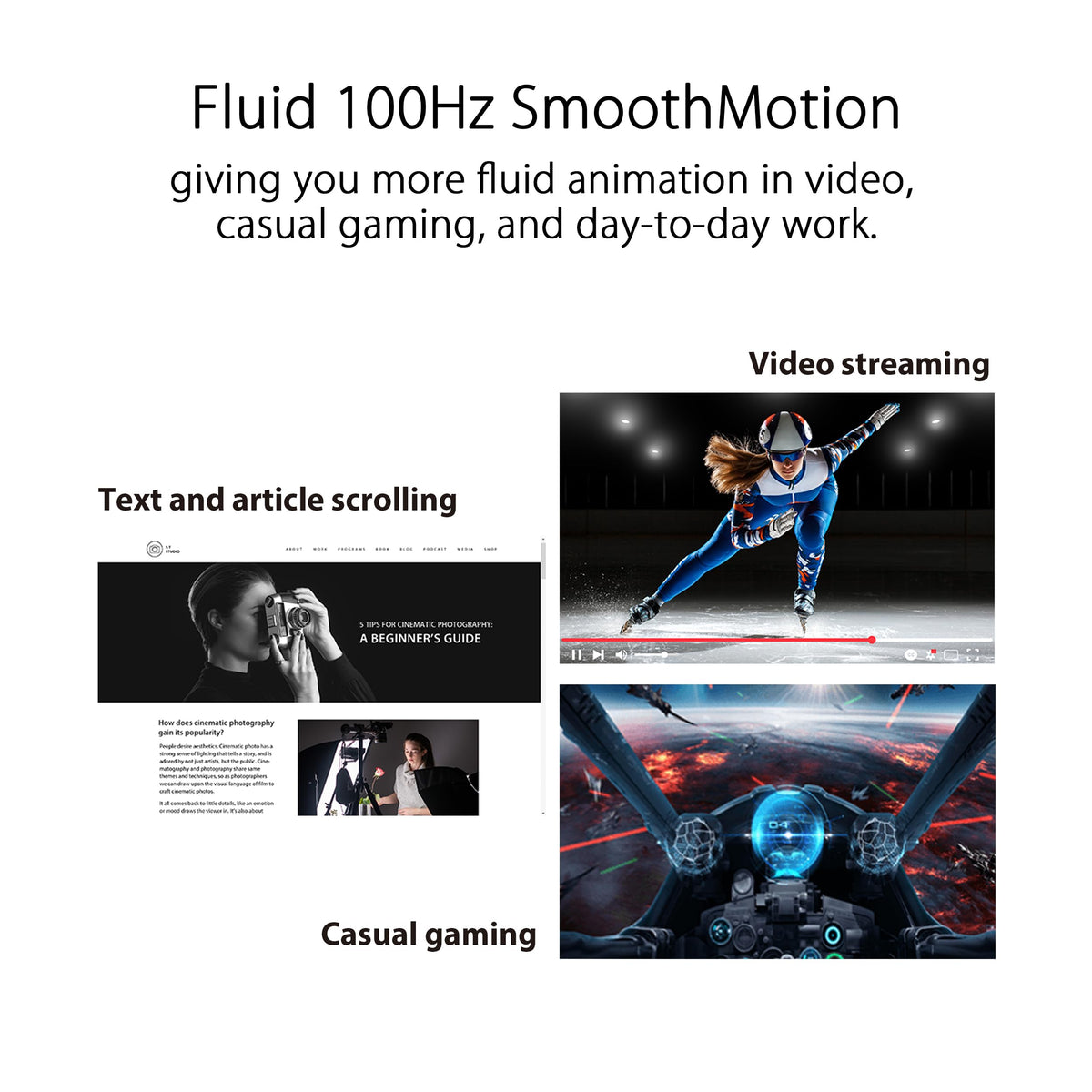 24" 1080P FHD 120Hz IPS Computer Monitor H6748