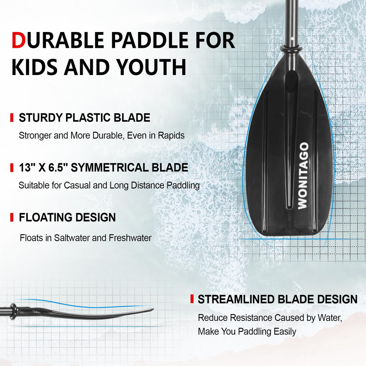Adjustable Kayak Paddle H620