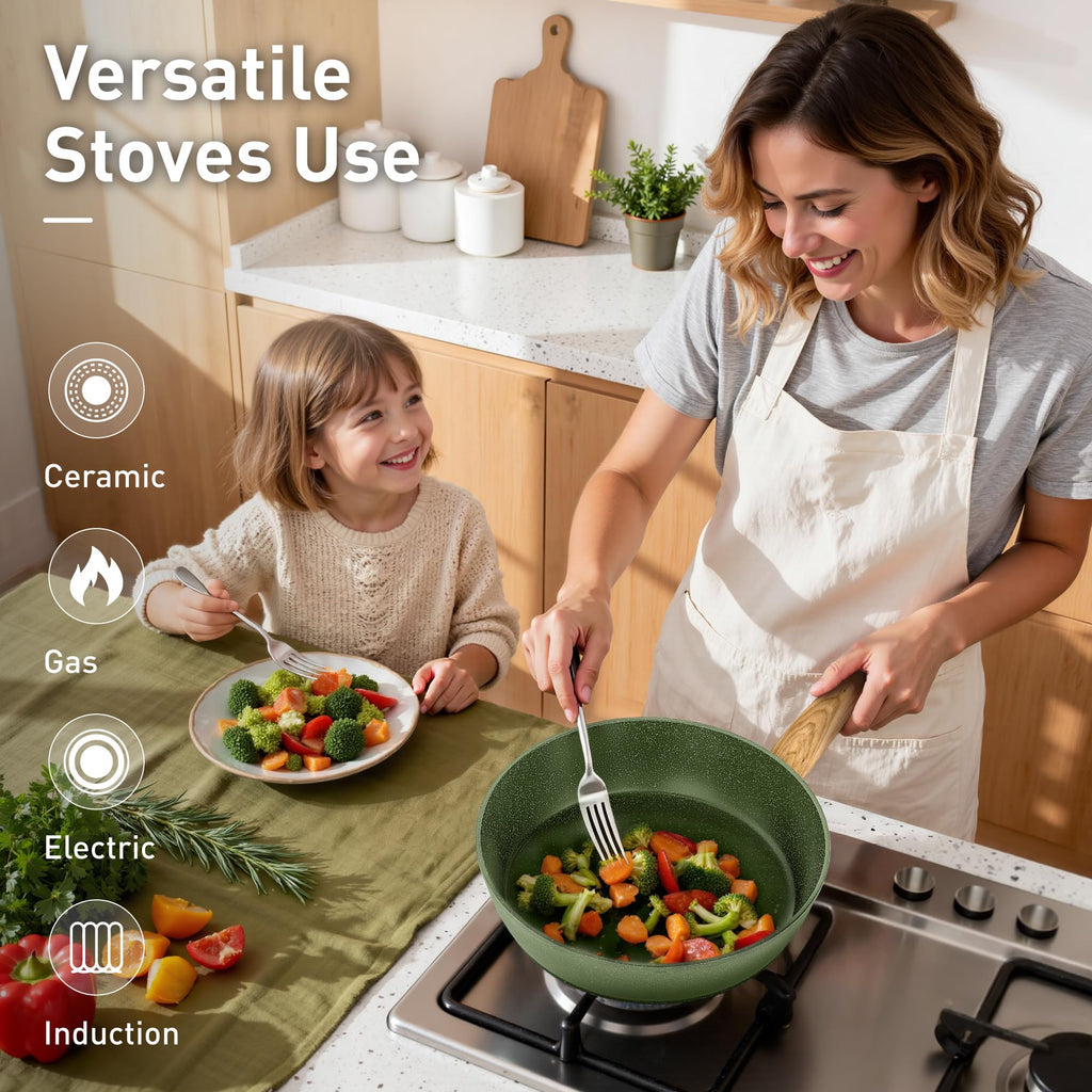 12 Piece Nonstick Cookware Set K9358