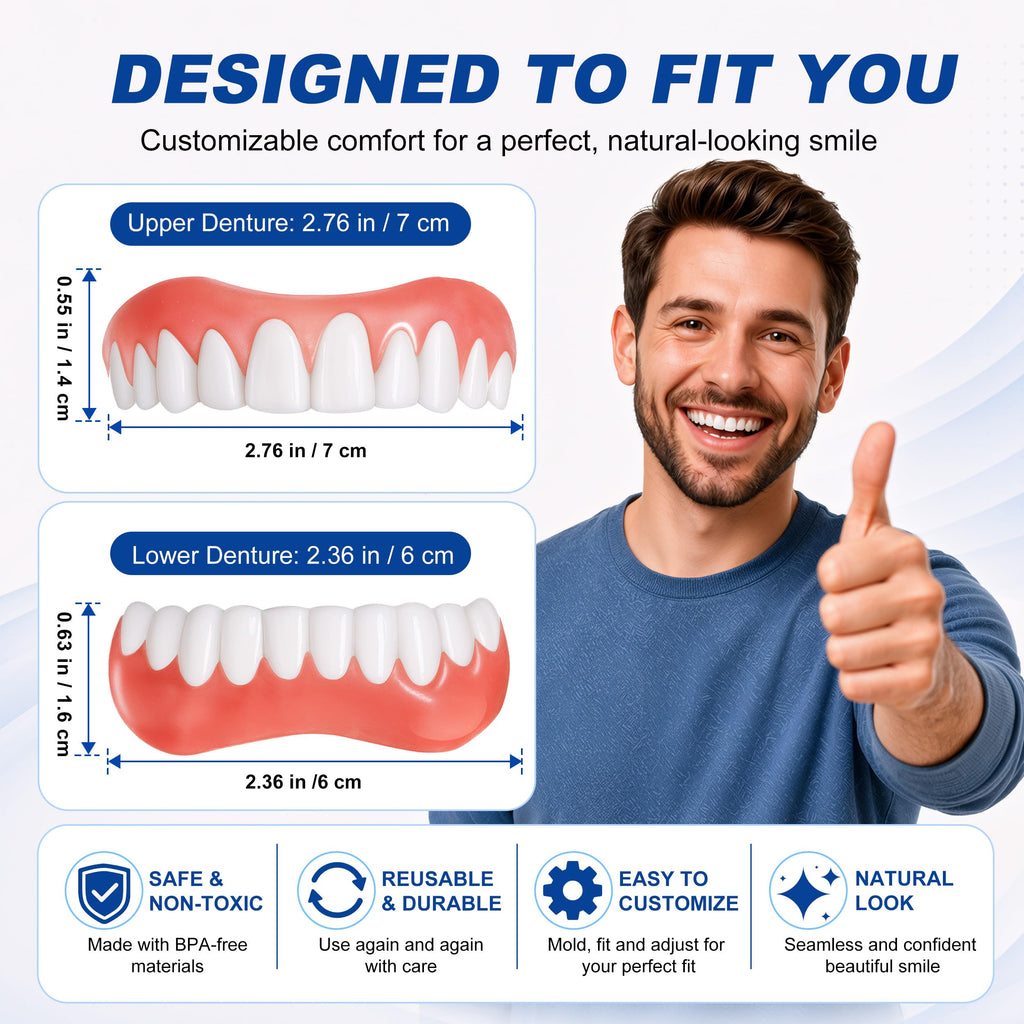 Moldable False Teeth U148