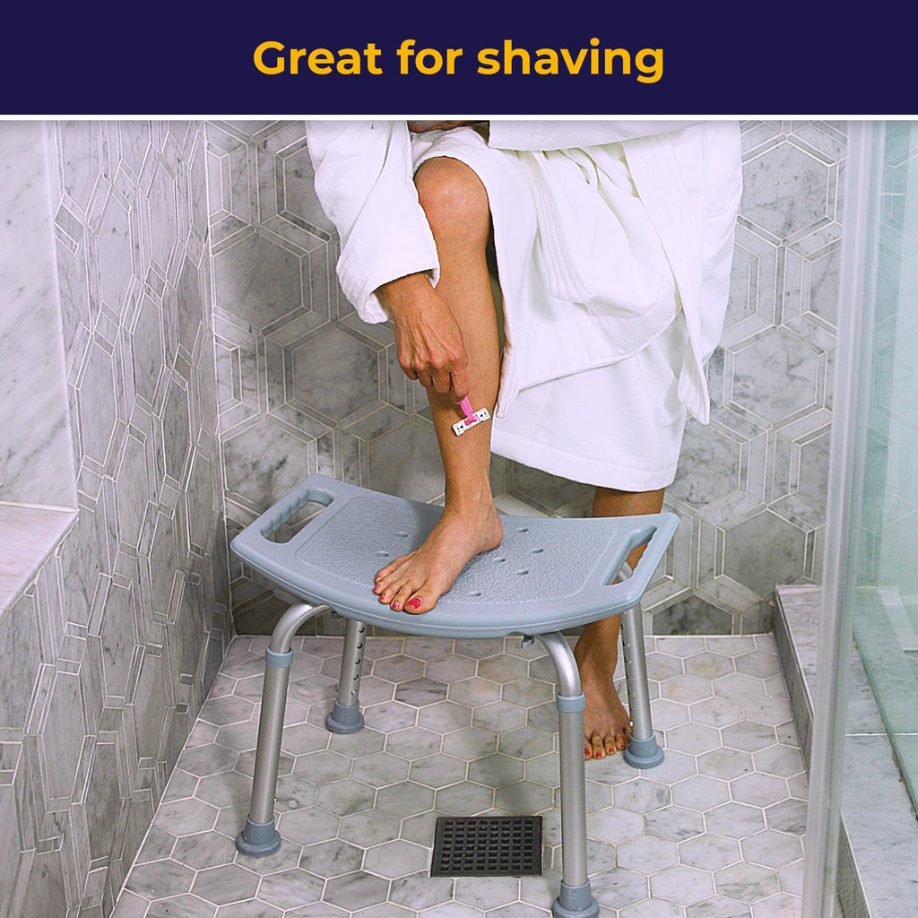 Adjustable Non-Slip Aluminum Shower and Bath Chair R406445