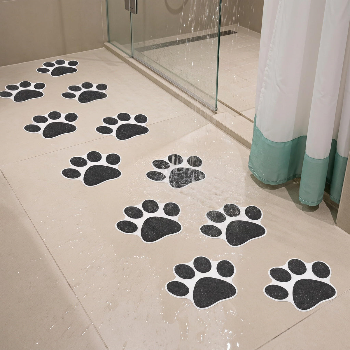 12pcs Non Slip Tub Stickers Q61188
