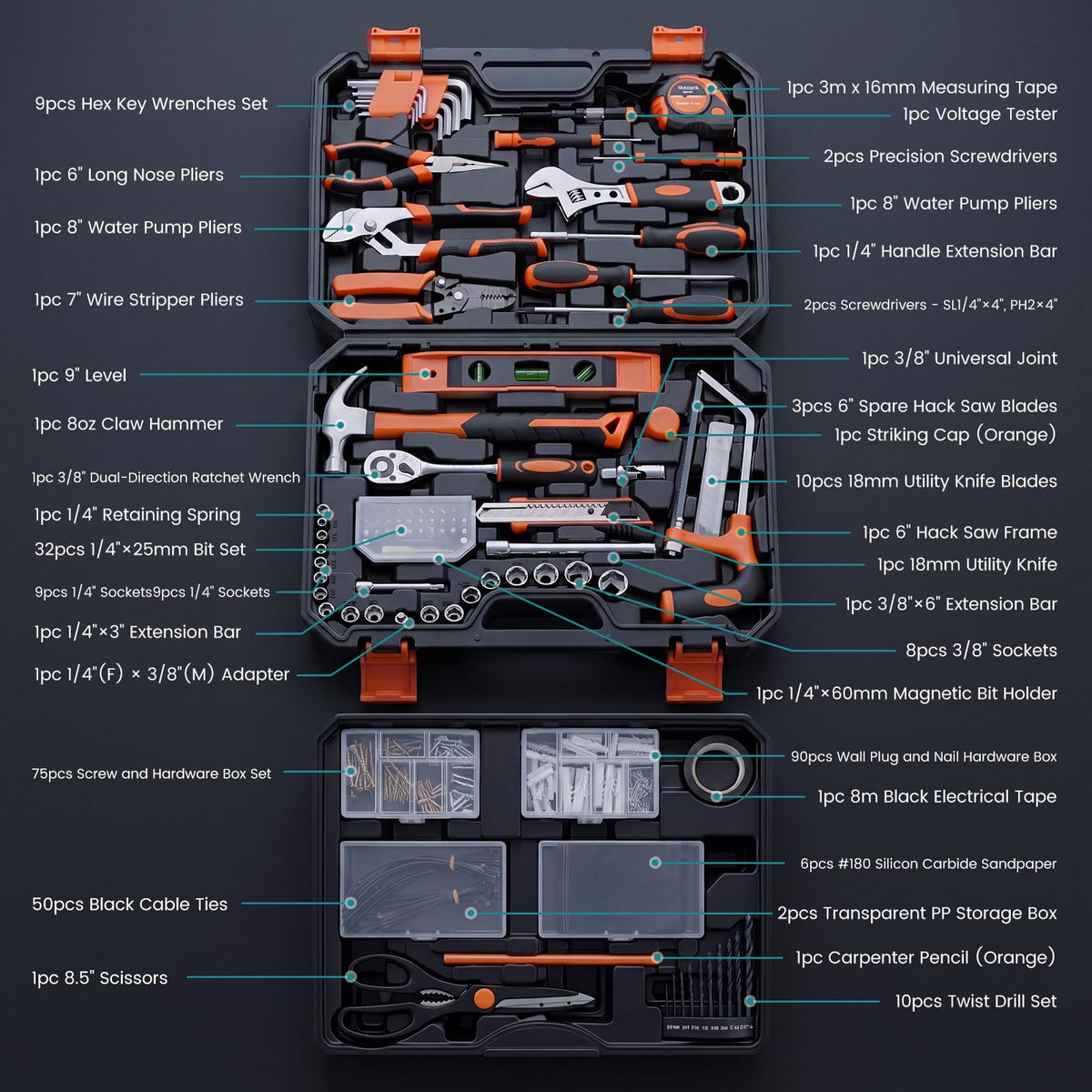 330-Piece Tool Box Set C359057