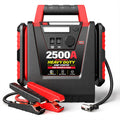 12V Portable Car Jump Starter with Air Compressor and Work Light W817406