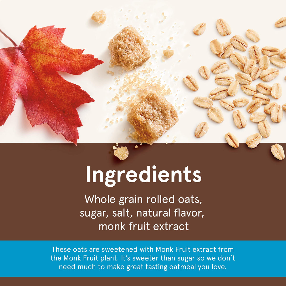 Instant Oatmeal Lower Sugar Maple Brown Sugar 1.19 Ounce Pack of 48 B128810