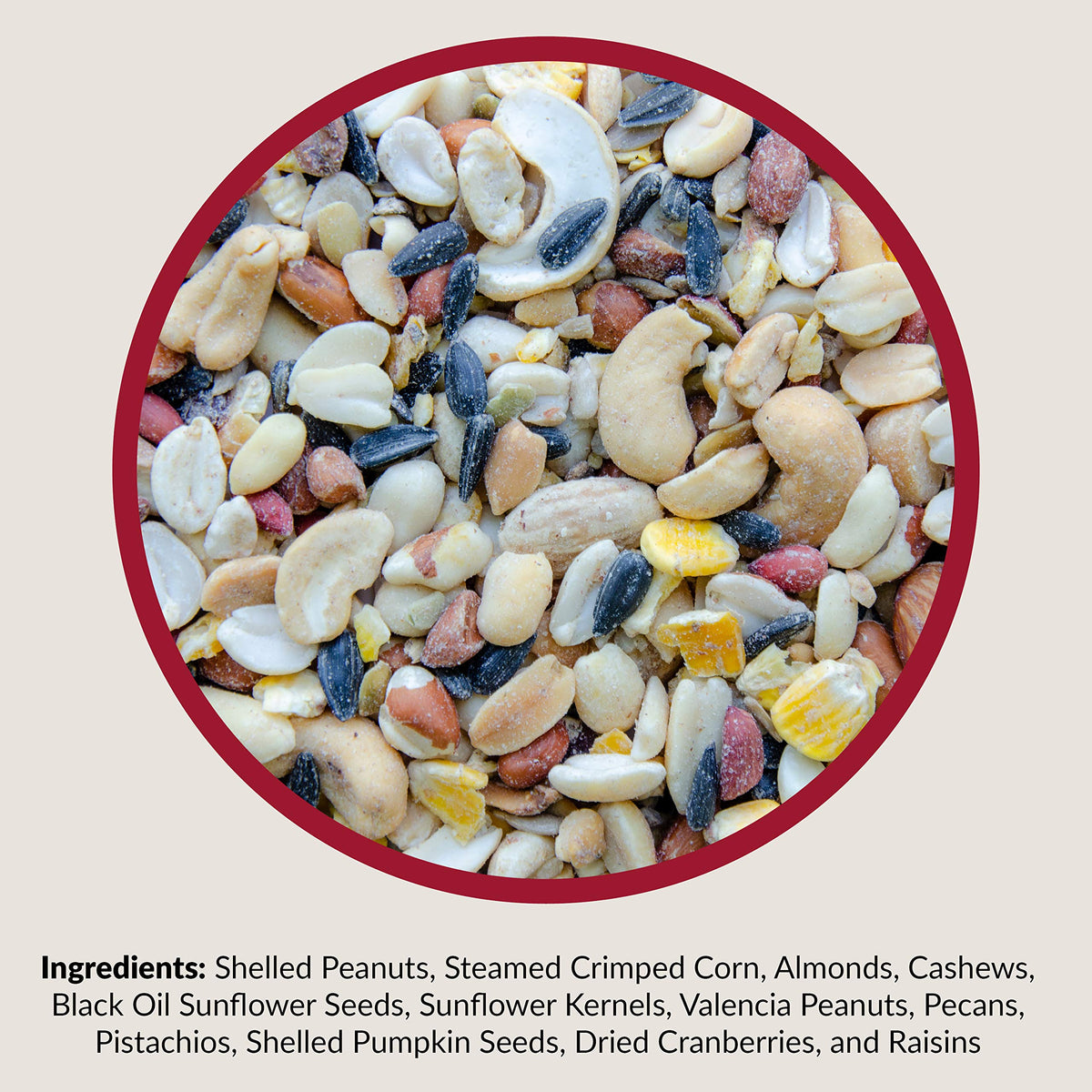 Fruit and Nut Wild Bird Seed Mix 20 lbs S900854