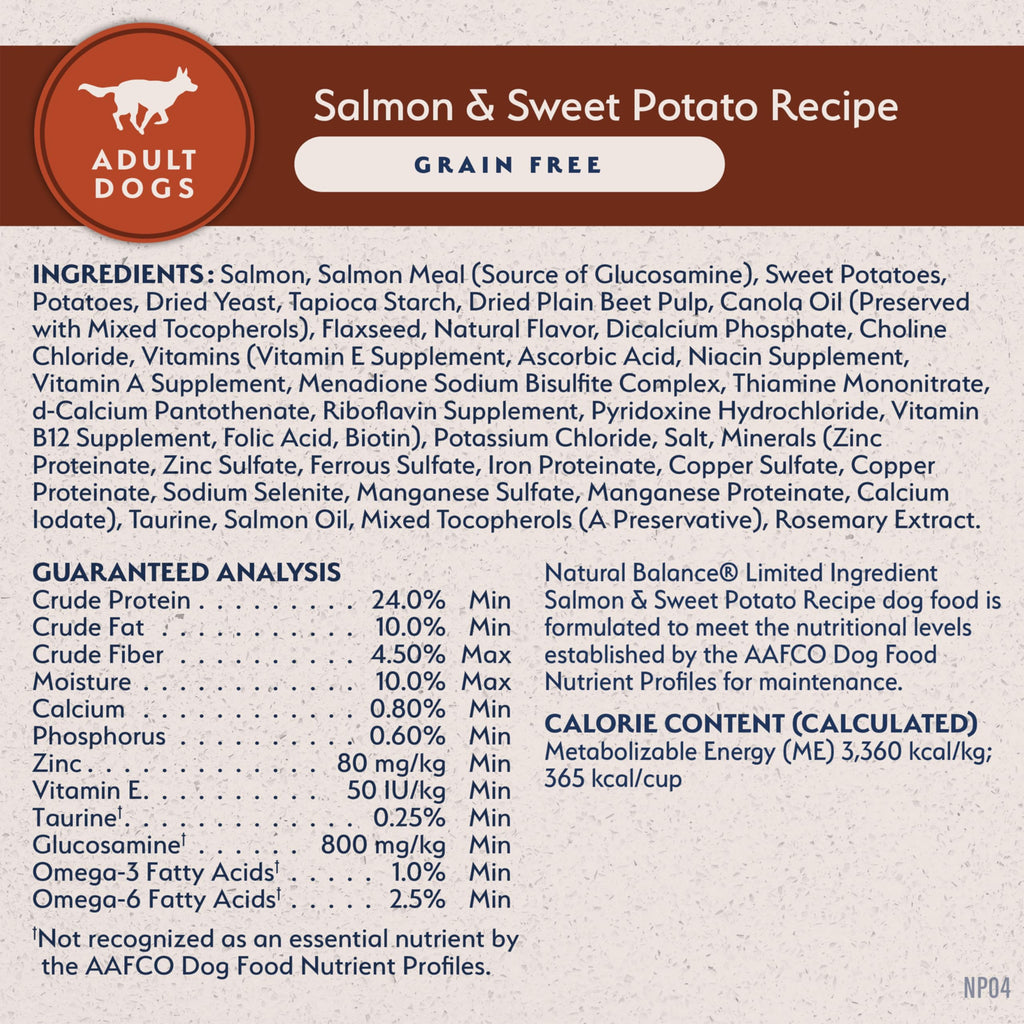 Salmon & Sweet Potato Dog Food 24 lb M952189